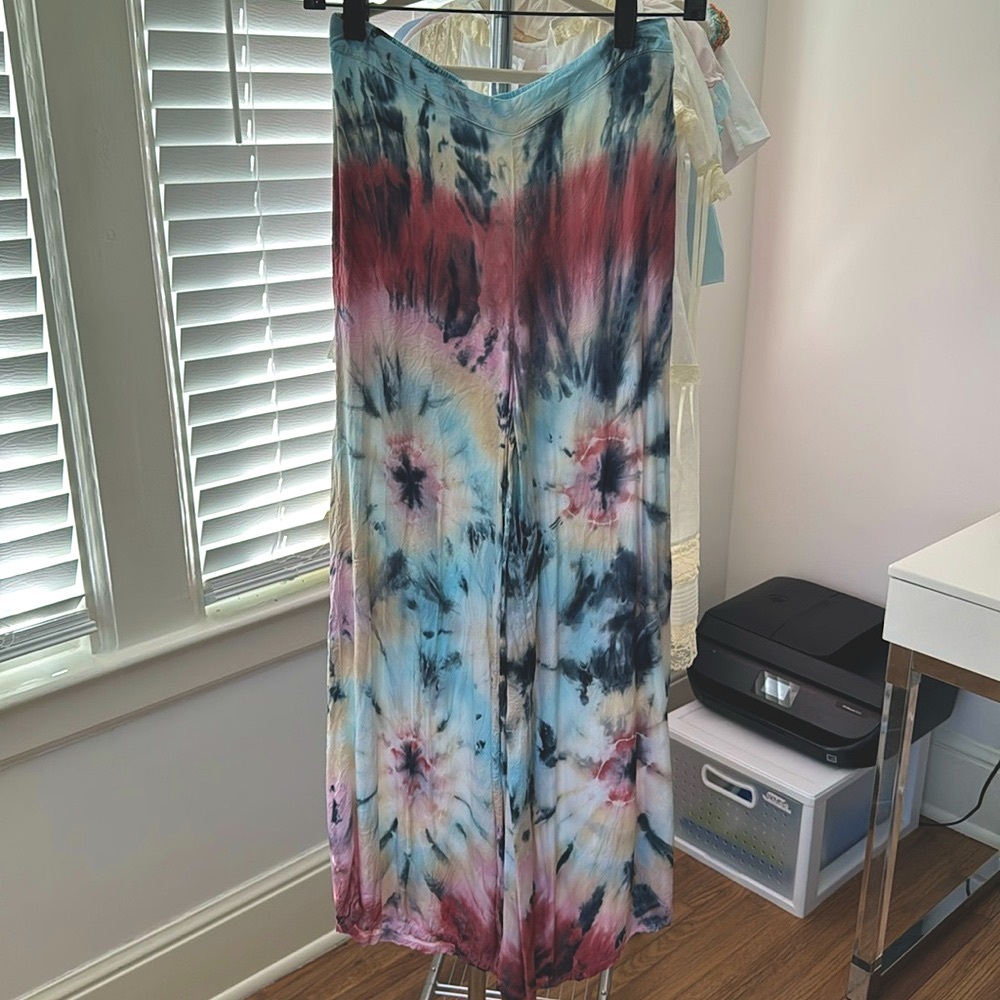 YFB tie dye silk pants